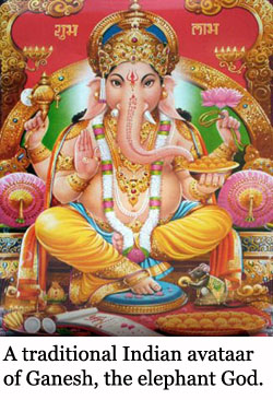Buddhist Elephant God